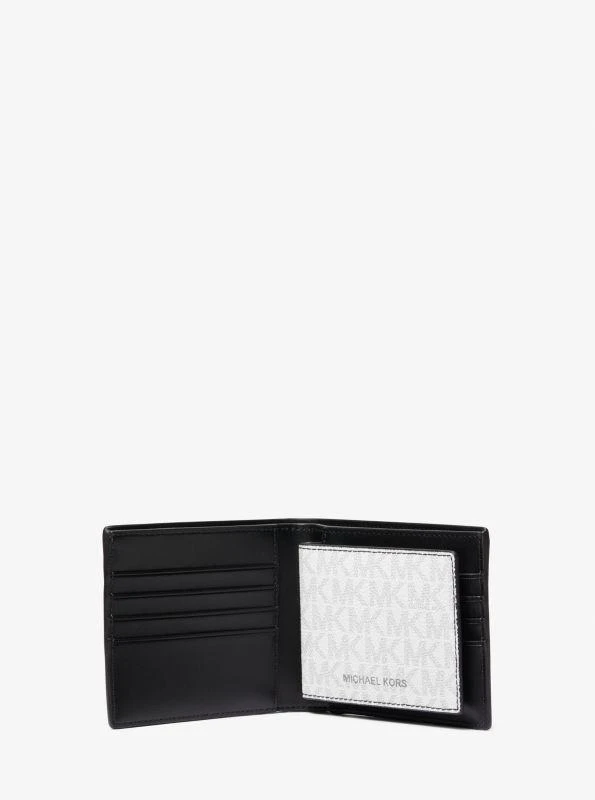 Michael Kors Harrison Logo Billfold Wallet With Passcase 2