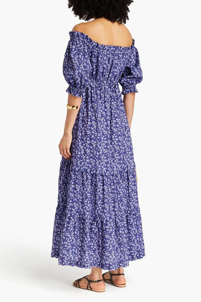 PEONY SWIMWEAR Off-the-shoulder cotton and ECOVERO-blend maxi dress 3