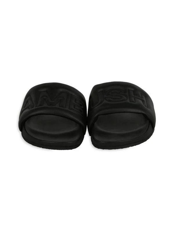 Ambush Quilted Logo Leather Slides 6