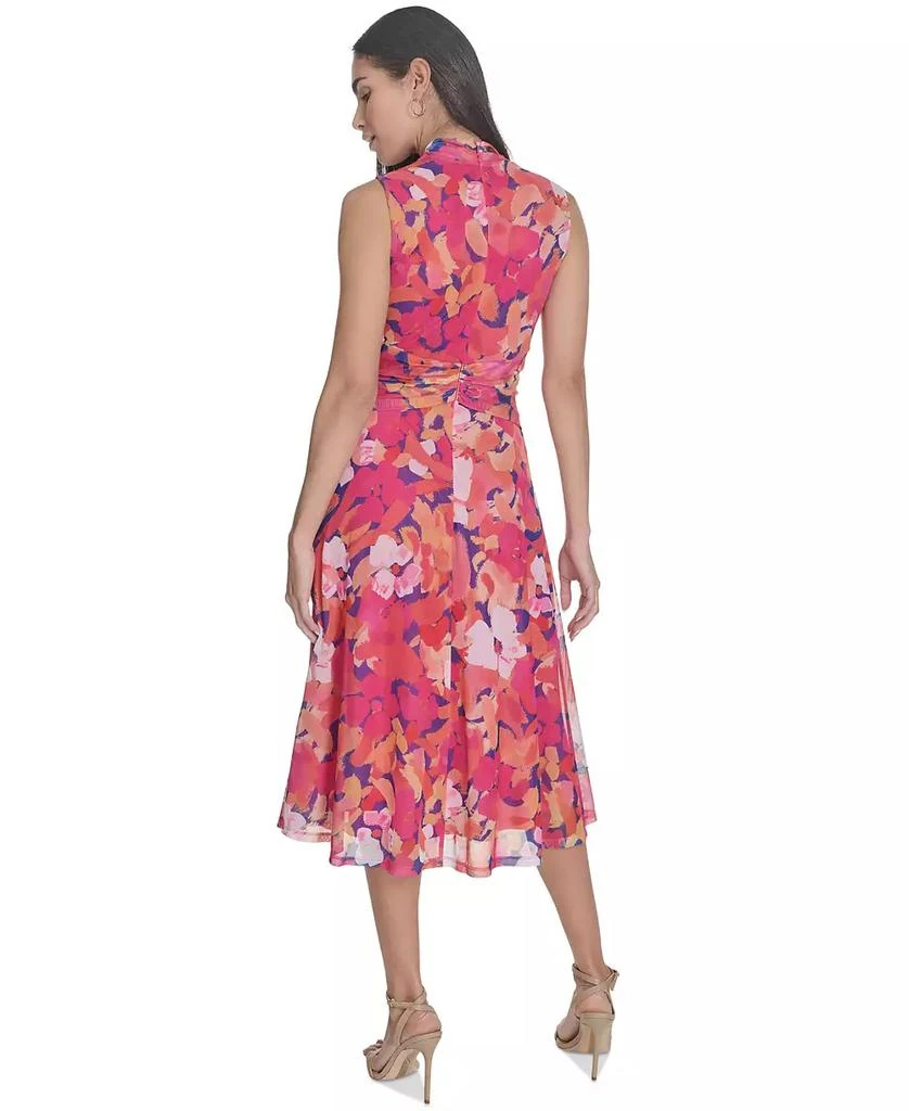 Jessica Howard Petite Floral Surplice-Neck Midi Dress 4