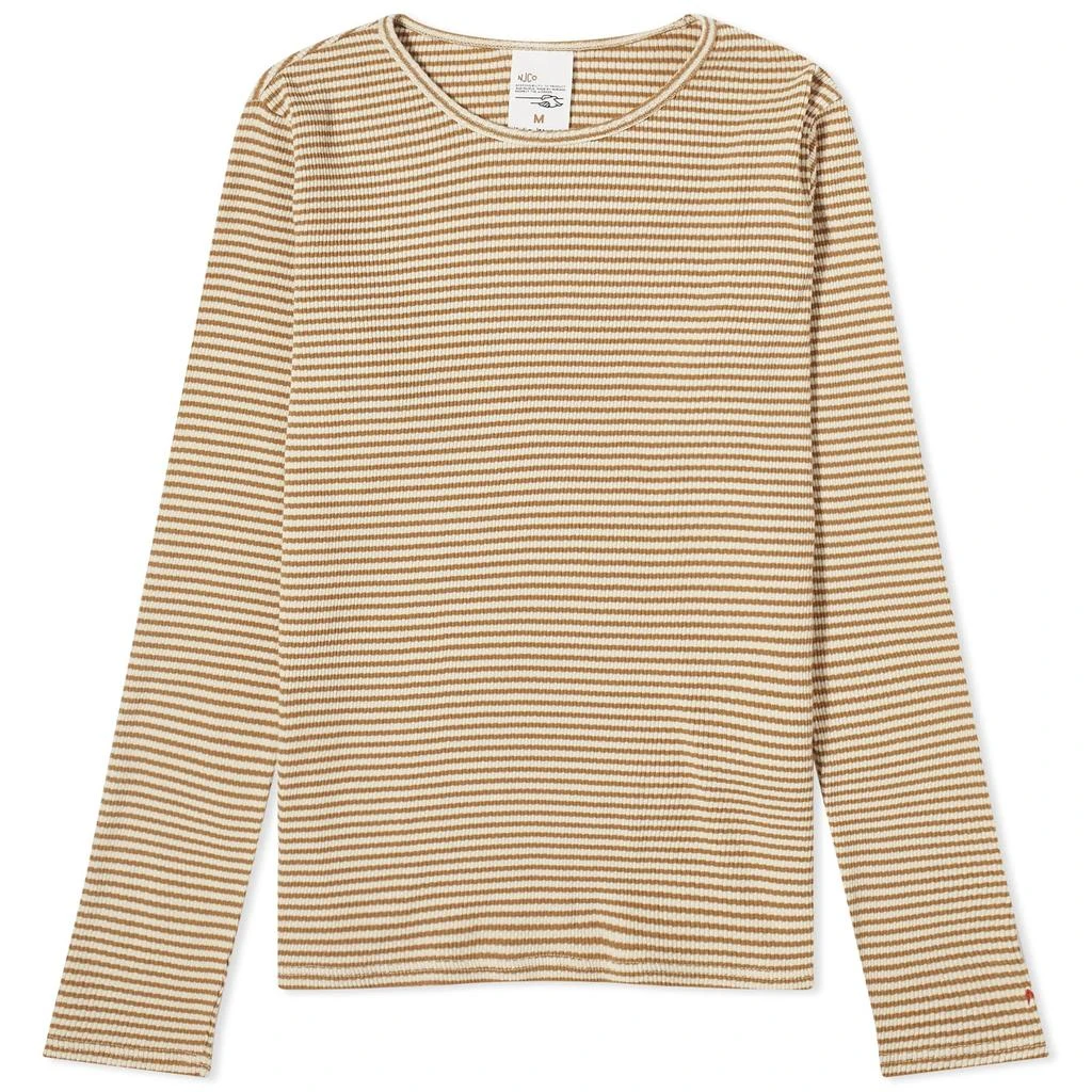 Nudie Jeans Nudie Striped Rib Top 1