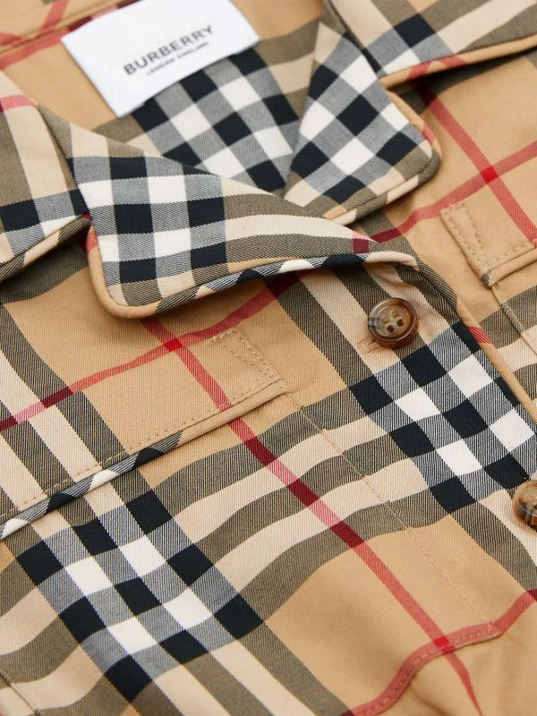 Burberry Little Girl's & Girl's Meredith Check Playsuit 3