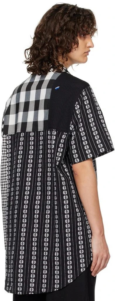 ADER error Black & White Paneled Shirt 3