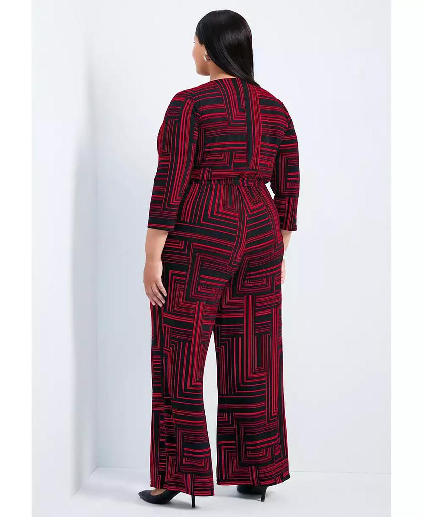 AVENUE Women's Mara Wrap Front Jumpsuit