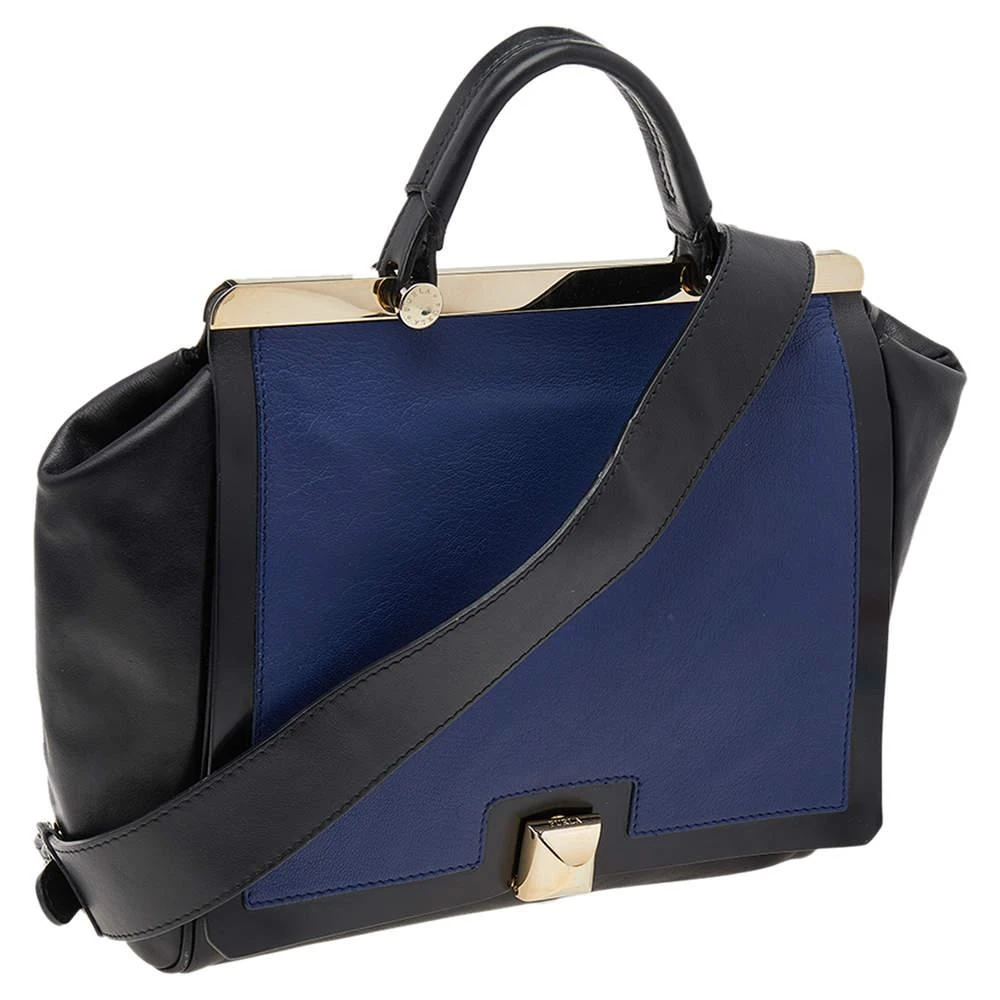 Furla Furla Black/Blue Leather Cortina Top Handle Bag 3