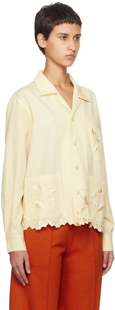 BODE Off-White Scalloped Acorn Shirt 2