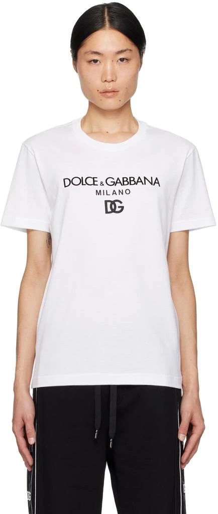 Dolce & Gabbana White 'DG' T-Shirt 1