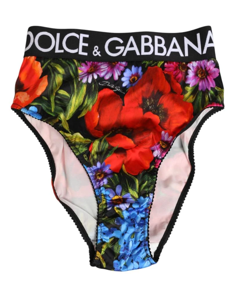 Dolce 
Gabbana Floral Print High Waist Panty Women
s Underwear 4