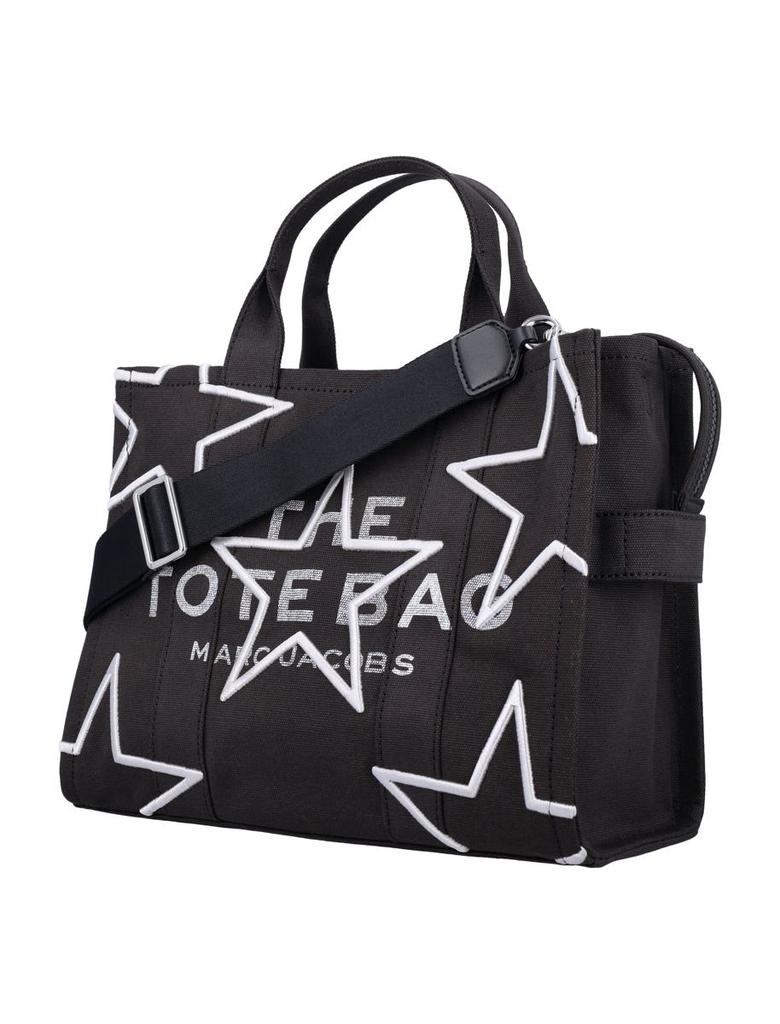 トートバッグ Marc Jacobs THE STAR CANVAS MEDIUM TOTE BAG Amazon.com: Marc Jacobs The Star Canvas Medium Tote Bag