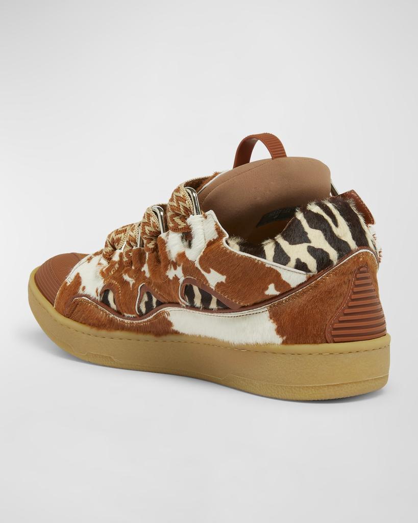USA限定デザイン【LANVIN】足元のポイントCurb Low-Top Sneakers Lanvin Curb low-top Sneakers | Blue | FARFETCH