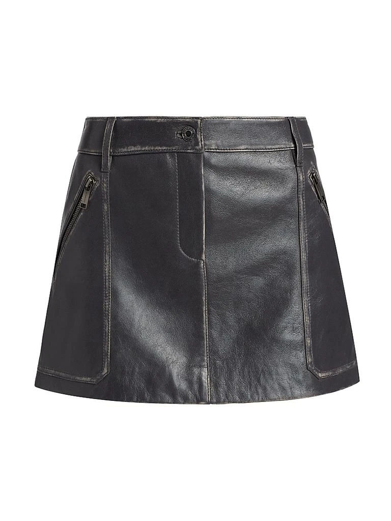 Michael Kors Micro Leather Mini Skirt 1