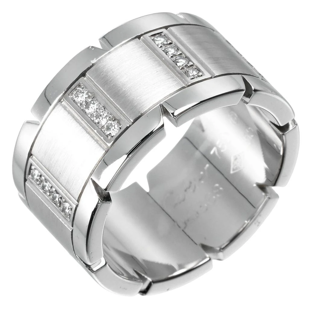Cartier Tank Francaise Ring K18 White Gold Diamond 1