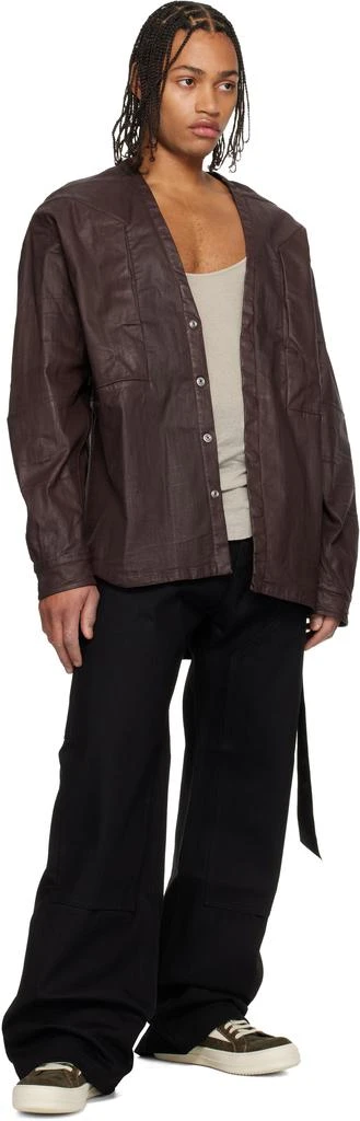 Rick Owens Black Concordians Strobe Double Knee Jeans 4