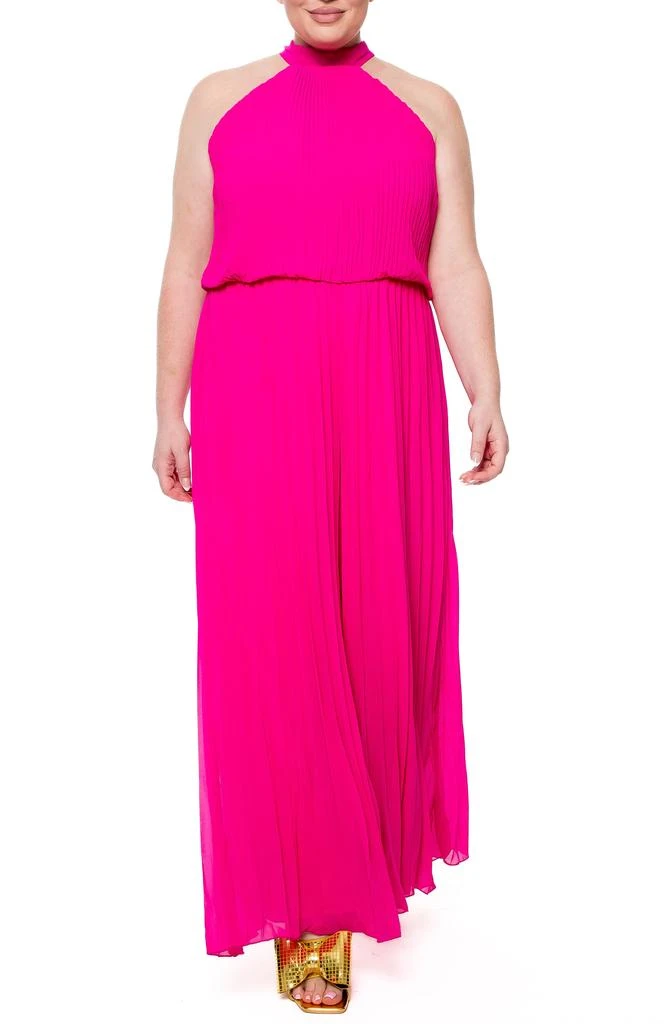 Meghan LA Wild Orchid Pleated Jumpsuit 1