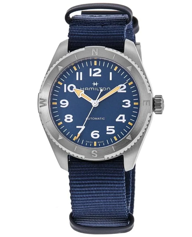 Hamilton Hamilton Khaki Field Expedition Auto Blue Dial Fabric Strap Men's Watch H70315940 1