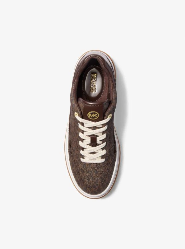 Michael Kors Hayes Signature Logo Platform Sneaker 4