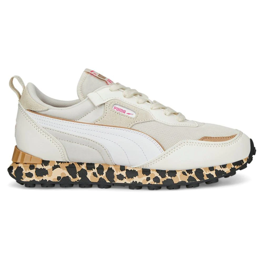 Puma Rider FV Leopard Animal Lace Up Sneakers 1
