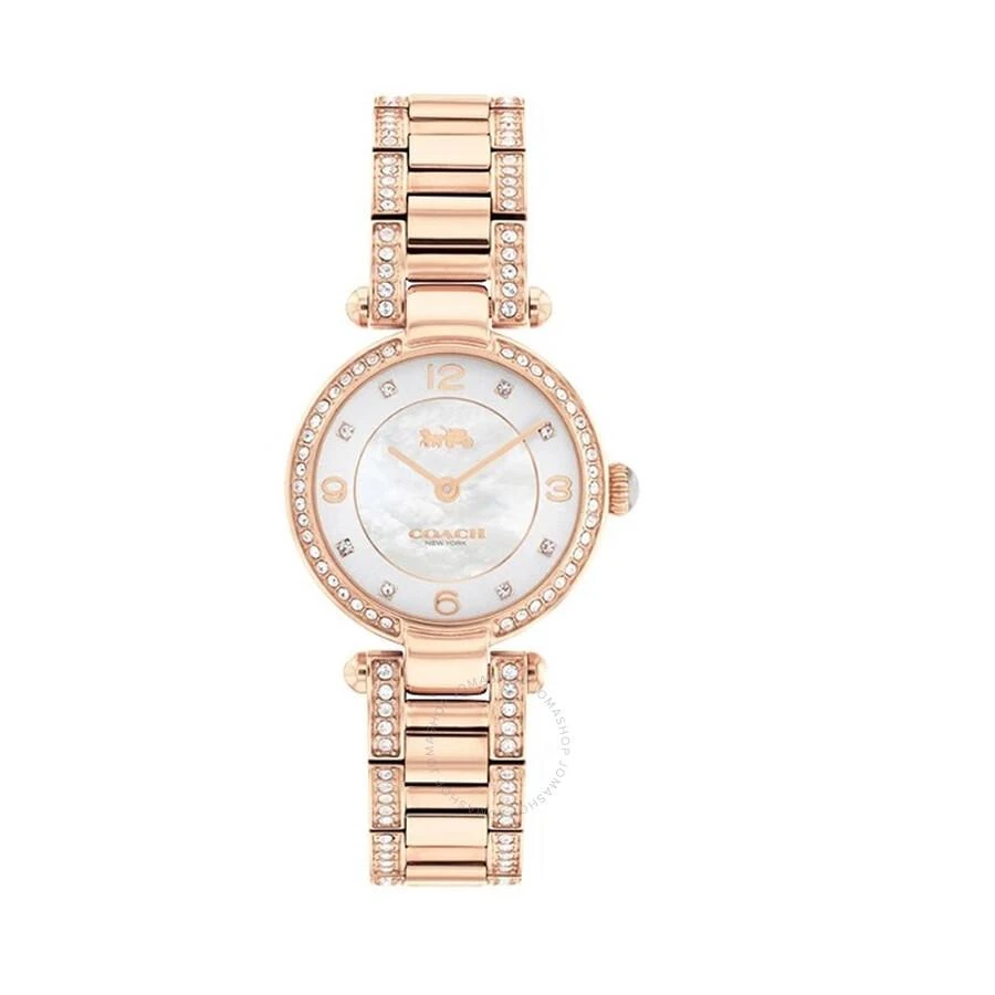 Coach Cary Silver Mother Of Pearl Ladies Watch 14503838 1