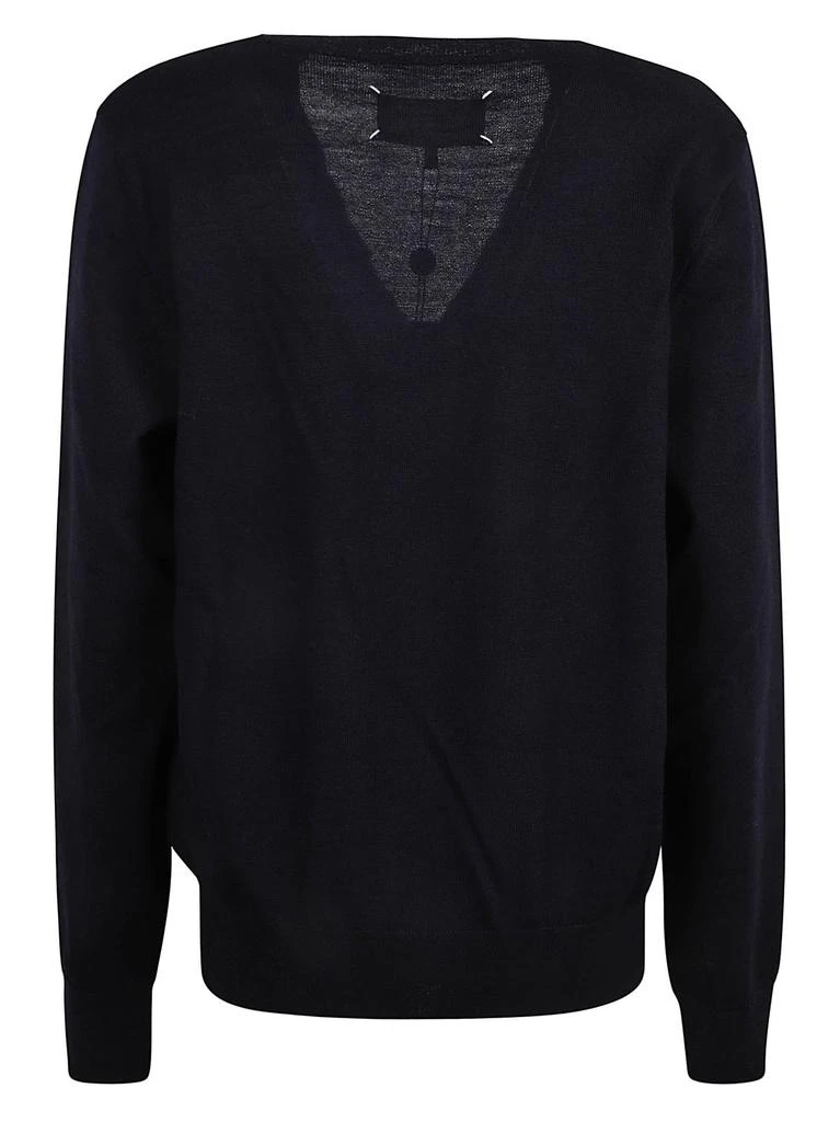 MAISON MARGIELA Maison Margiela Cat Embroidered Knit Cardigan 2