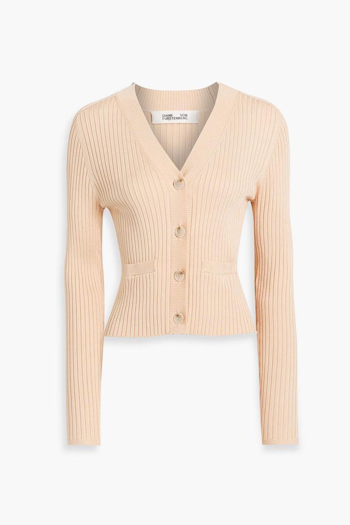 Diane von Furstenberg Tereza ribbed-knit cardigan