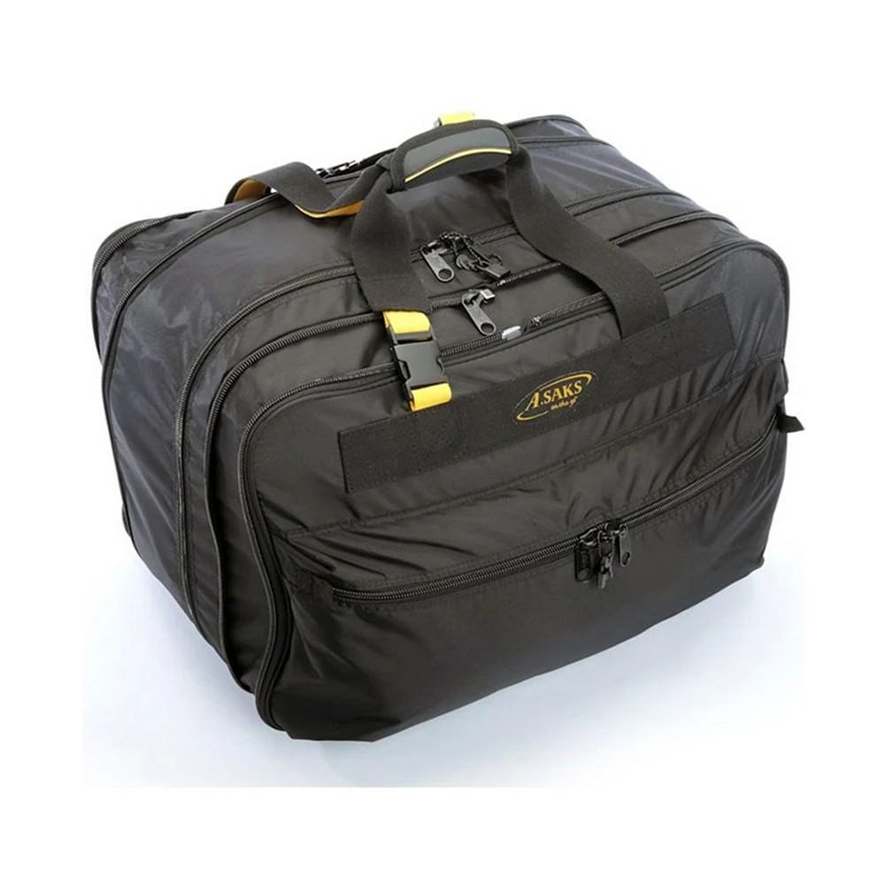 A. Saks 21" Expandable Soft Carry on Suitcase 1