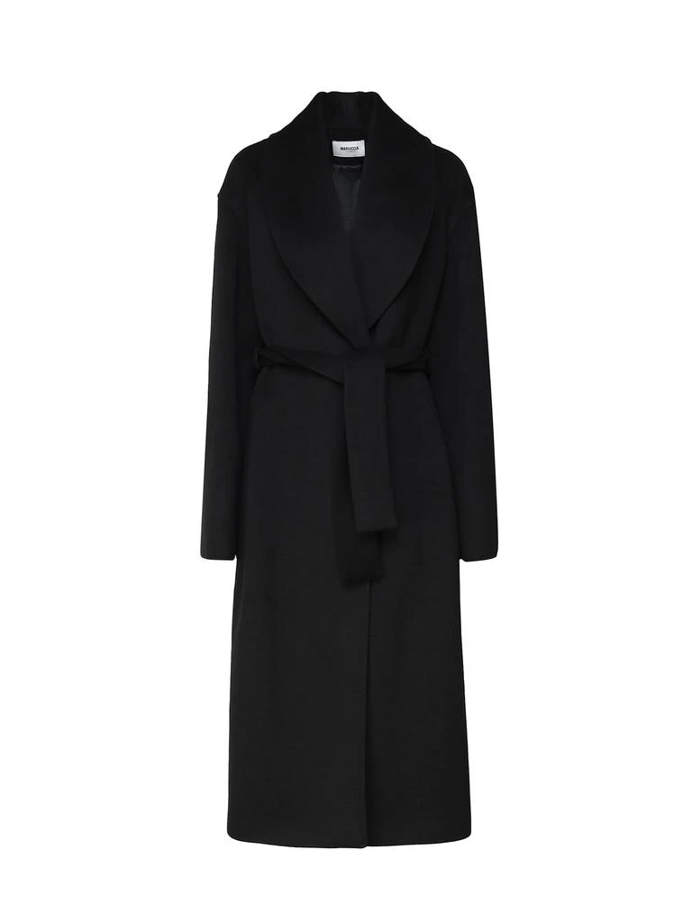 Mariuccia Milano Kids Wrap Coat In Wool 1