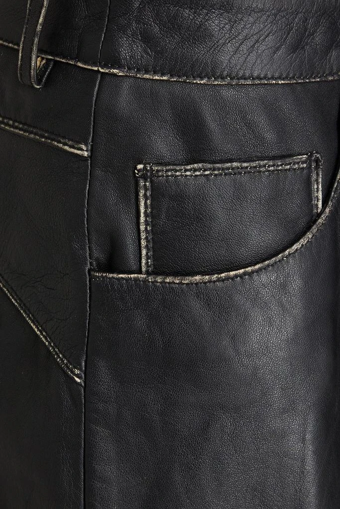 Muubaa Leather wide-leg pants 4
