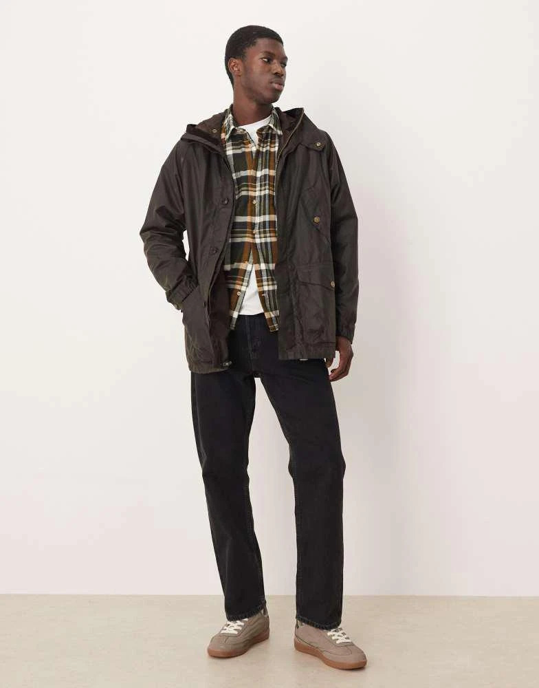 Barbour Barbour Re-engineered Endurance mountain wax parka in olive green 2