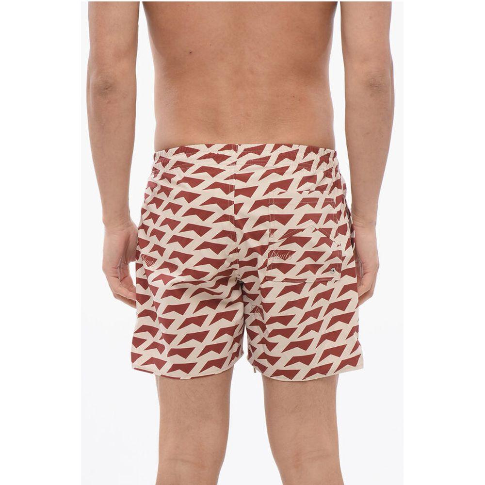 Rhude Geometrical Motif DOLCE VITA Swim Men's Shorts