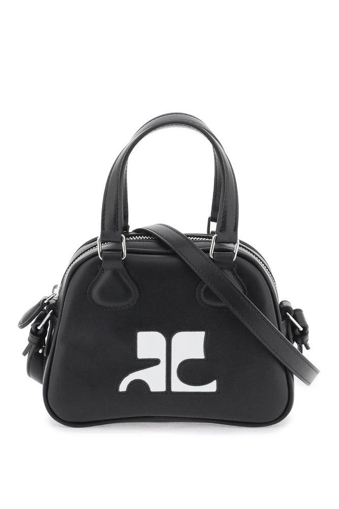 Courrèges Courrèges Re-Issue Logo Debossed Crossbody Bag 1