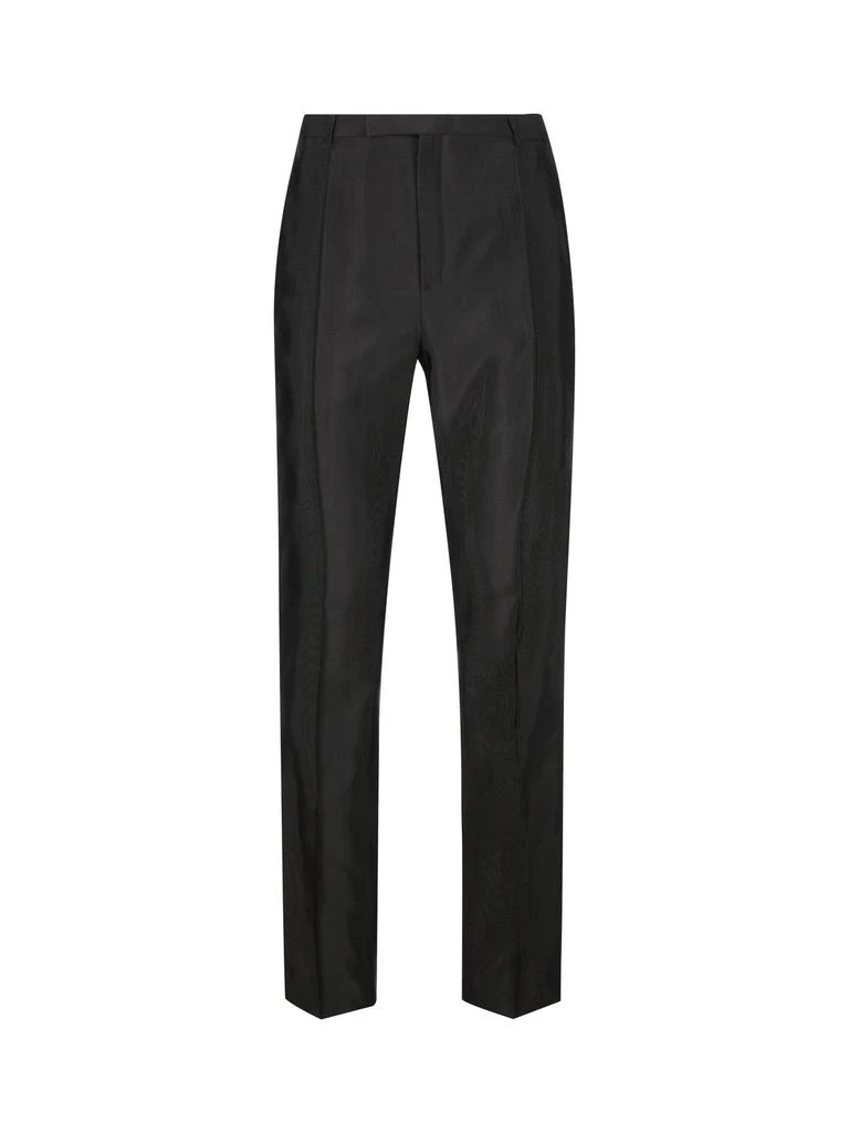 Saint Laurent Saint Laurent High Waist Straight Leg Pants 1