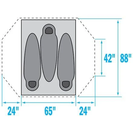 The North Face Stormbreak 3 Tent: 3-Person 3-Season 2