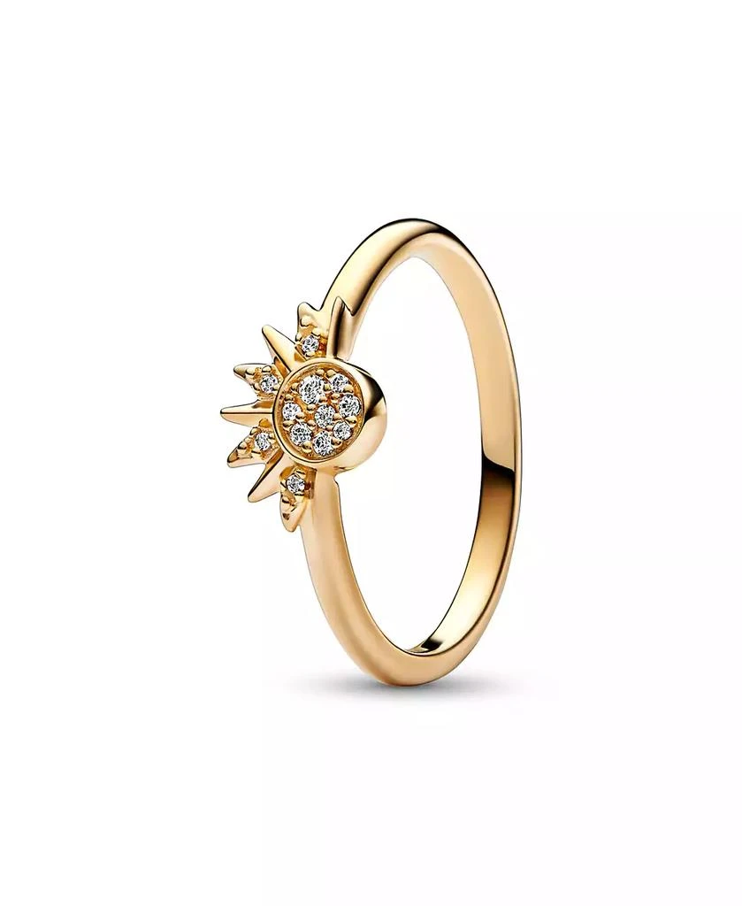 PANDORA Cubic Zirconia Moments Celestial Sparkling Sun Ring 3