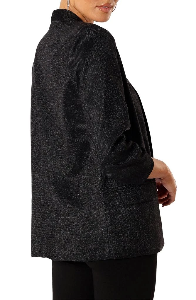 Petal 
Pup Gemma Metallic Knit Blazer 2