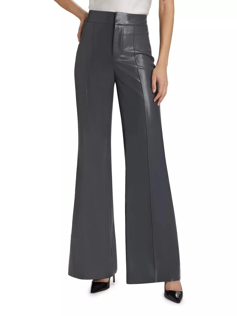 Alice + Olivia Dylan Faux Leather High-Rise Pants 3