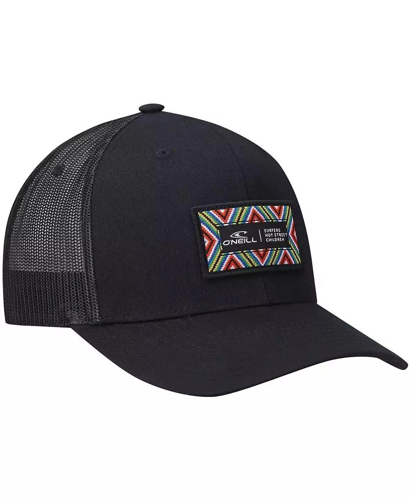 O'Neill Men's Black Box Trucker Snapback Hat 3