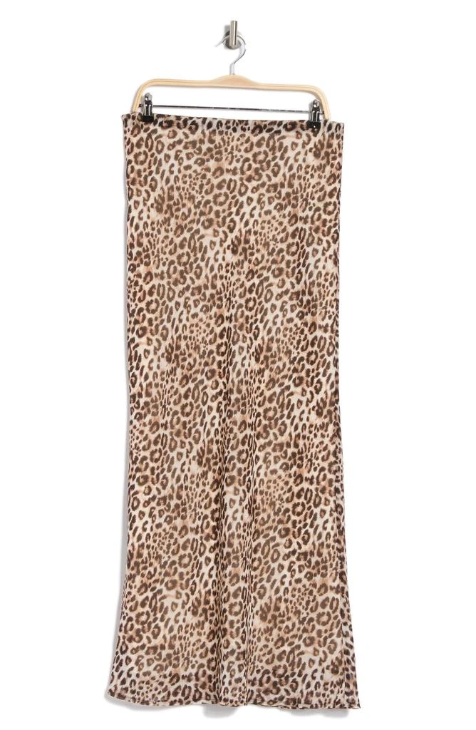 Wayf Leopard Print Slip Skirt 3