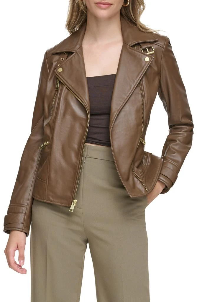 Andrew Marc Salla Leather Moto Jacket 1