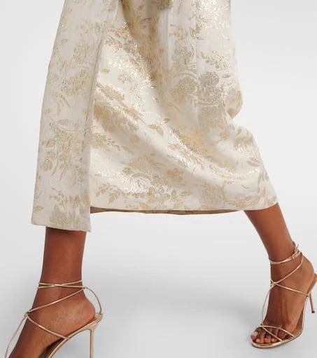 Markarian Marni floral jacquard wrap dress 6
