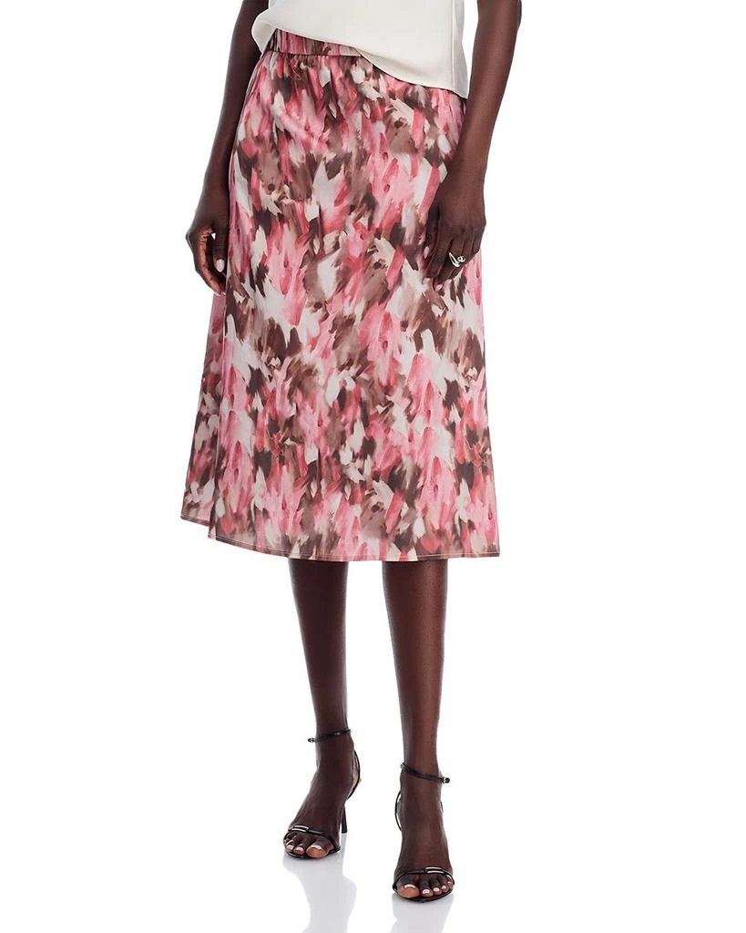 Misook Printed A Line Skirt 1