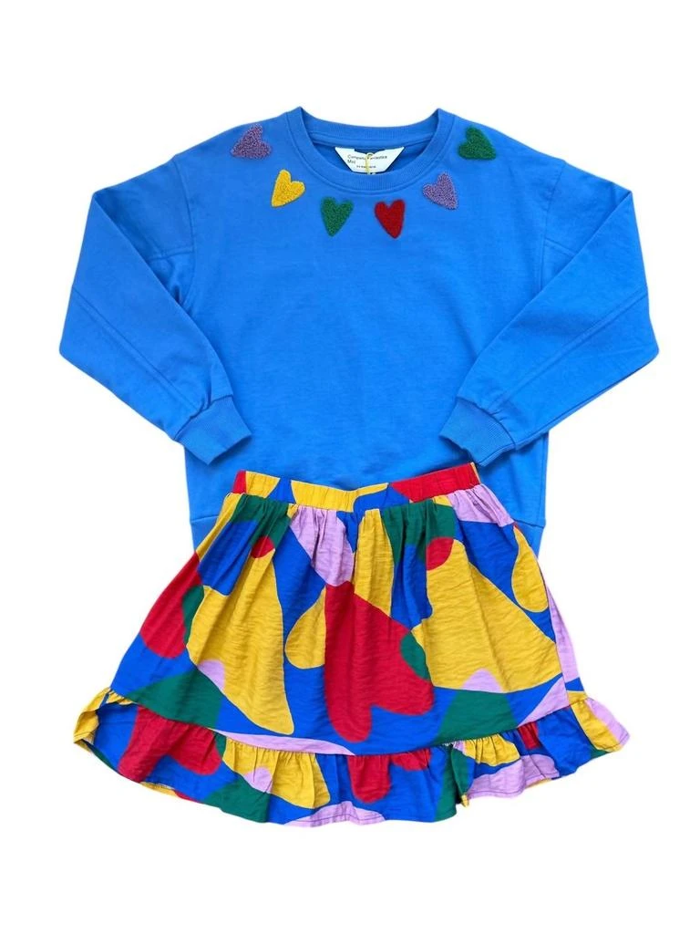 Compania Fantastica Compania Fantastica - Girl
s Colorful Hearts Skirt 2