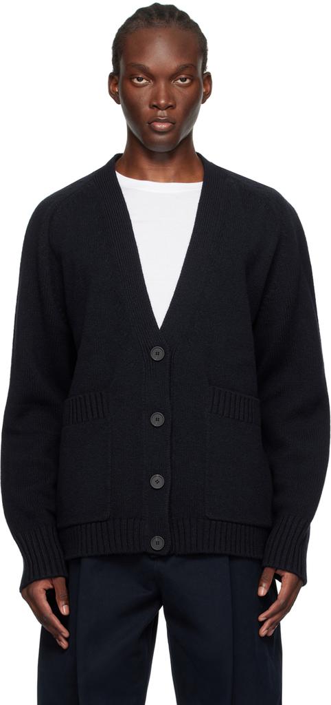 Studio Nicholson Navy Sen Cardigan M - Knitwear - Free Shipping -  BeyondStyle