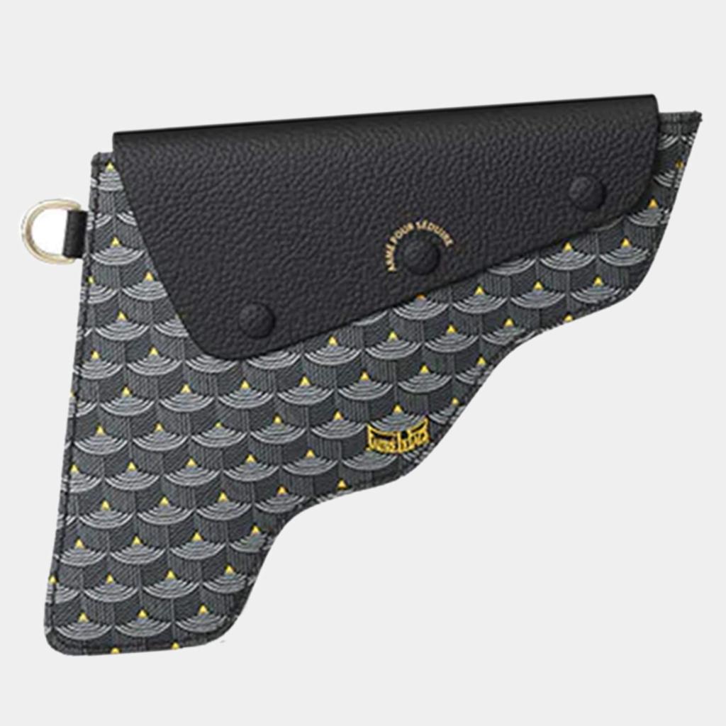 Faure Le Page Faure Le Page Black Leather Pochete