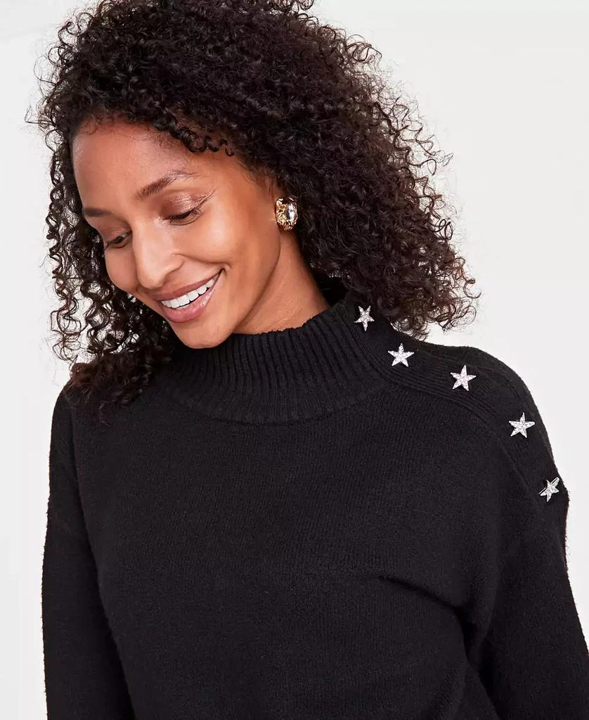 INC International Women's Star Embellished Sweater, Created for Macy's 3