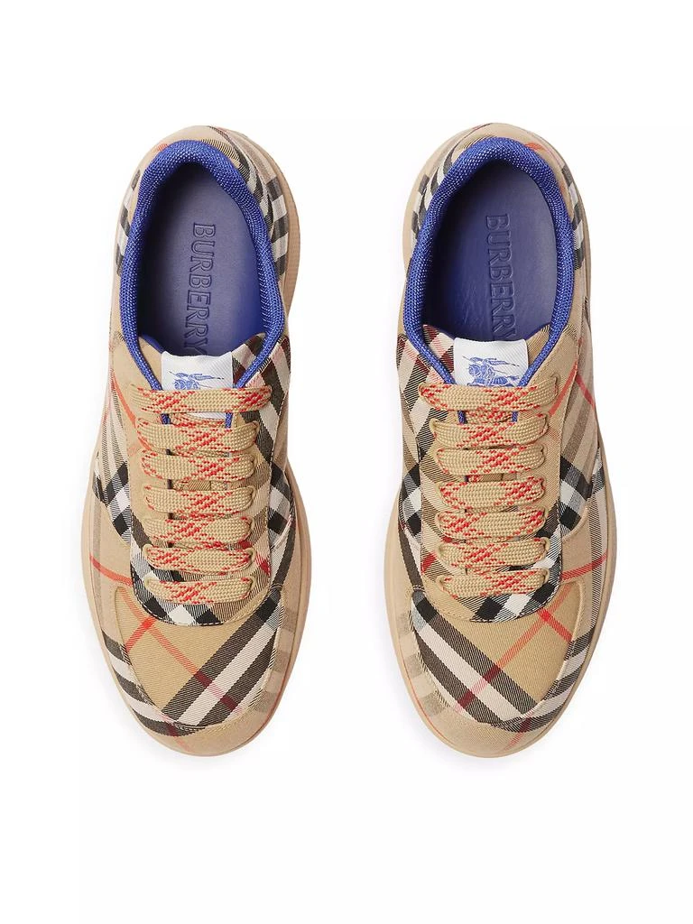 Burberry Terrace Check Low-Top Sneakers 4