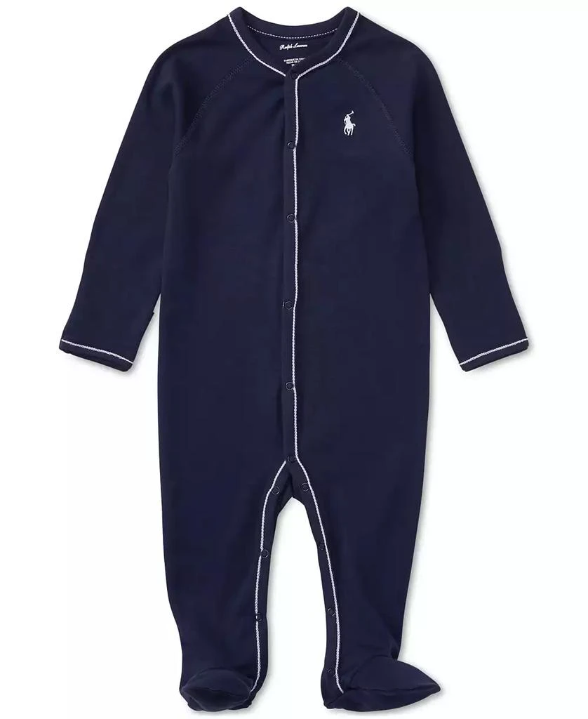 Ralph Lauren Baby Boys Cotton Footed Coverall
