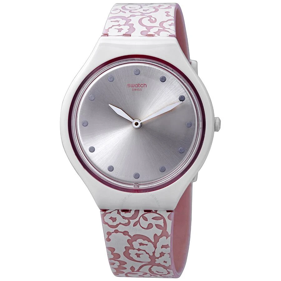 Swatch Skindentelle Silver Dial Ladies Watch SVOW102 1