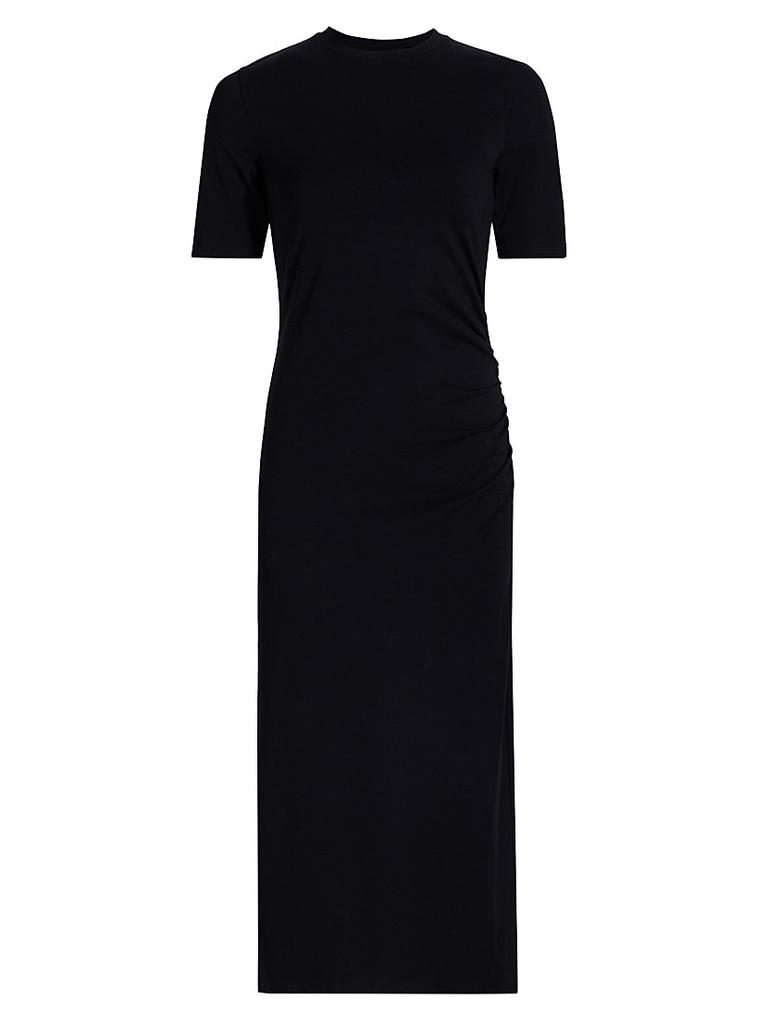 GUCCI★素敵！BLACK WOOL SABLE LACE MIDI DRESS GUCCI DRESS BLACK WOOL SABLE LACE MIDI SHORT SLEEVES $2,300