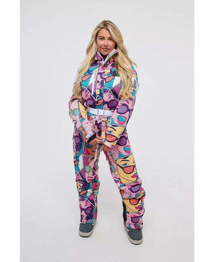 OOSC Women
s Comic Book Candy - Shaped Ski Suit