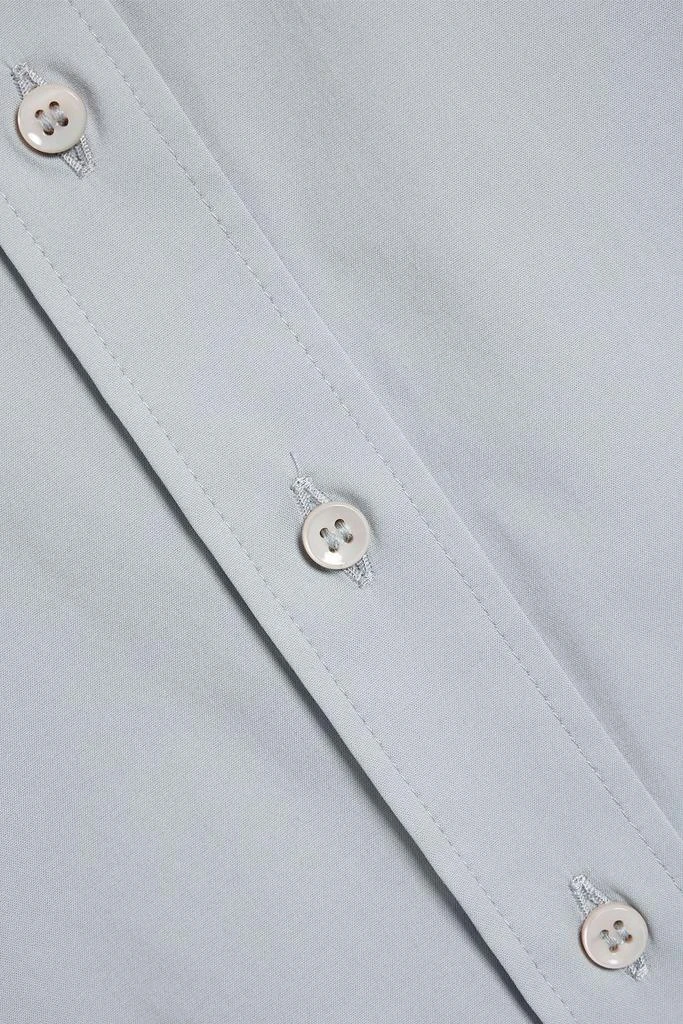 Brunello Cucinelli Cotton-blend poplin shirt 4